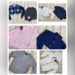 Tommy Hilfiger Chaps Nautica boys lot 6/7 8/10